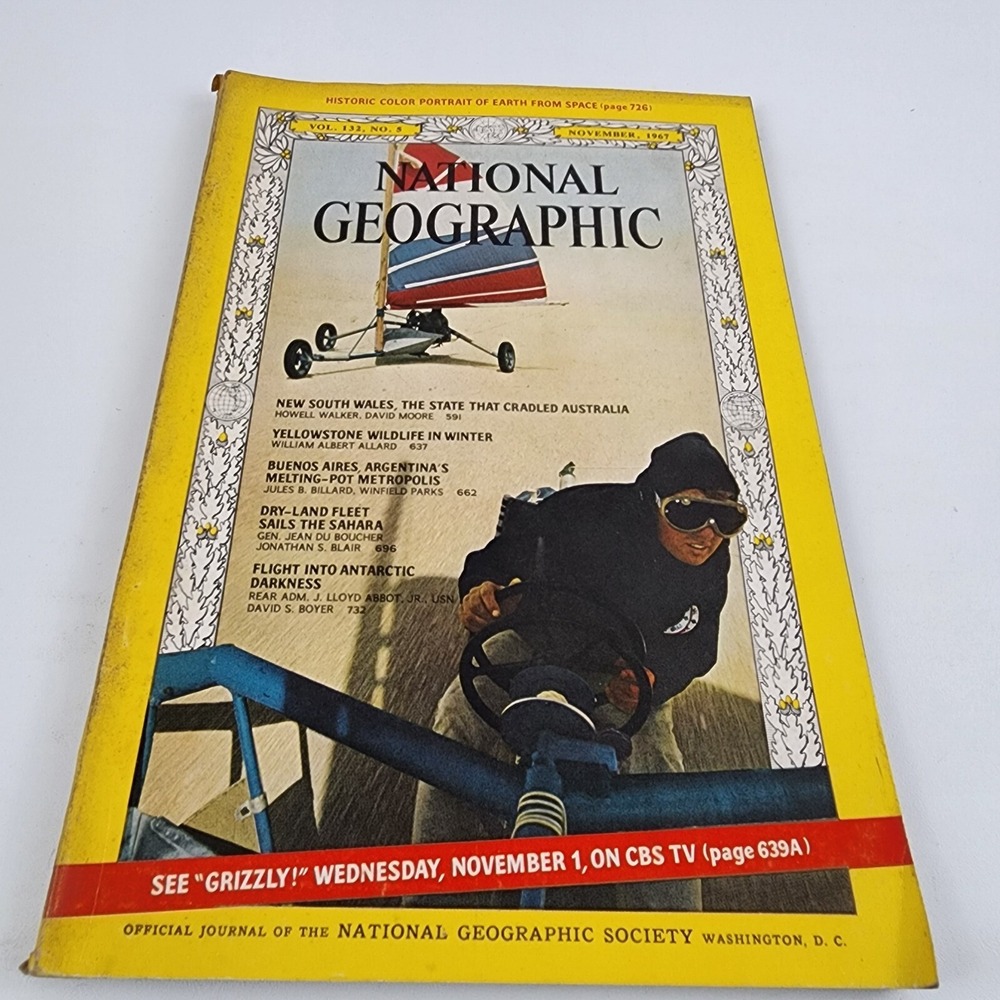 National Geographic Magazine  November 1967‎ No  Insert